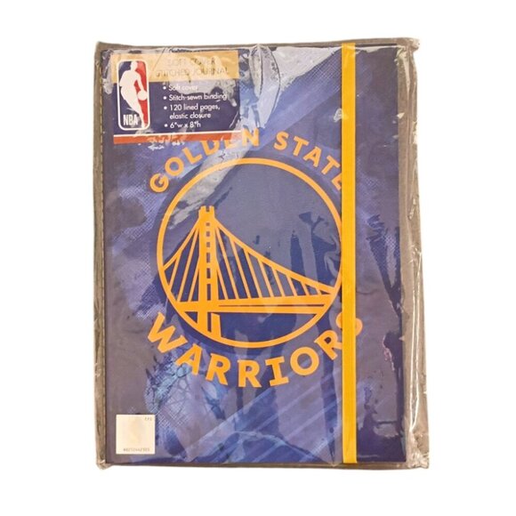 Golden State Warriors Soft Cover Stitched Journal NEW 6"W x 8"H - Picture 1 of 4